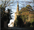 Wollaton: approaching the village