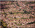 Aerial view of Hopes Green south of Benfleet High Road