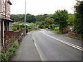 Caerleon Road approaching a sharp bend, Newport