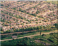 Aerial view of the southern Hopes Green estate, Benfleet