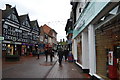 Shopping street off the Oat Market, Nantwich