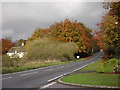 The B4020 approaching Burford