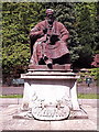 Bronze statue of Lord Kelvin in Kelvinside, Glasgow