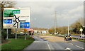 Road sign, Ringland Way, Newport