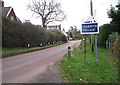 Starston village sign on The Street