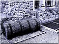 Low-tech bicycle rack at Bailiffscourt Hotel