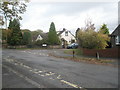 Approaching the junction of  Woodcroft Lane and Woodcroft Gardens