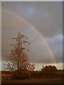 Rainbow and Electricity Pylons