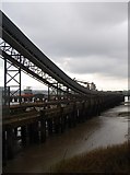 TQ5776 : Jetty by the QE II Bridge by N Chadwick