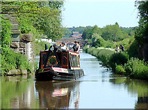 SJ6735 : Shropshire Union Canal north of Market Drayton, Shropshire by Roger  D Kidd