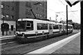 Manchester Metrolink - tram no. 2006 leaving Anchorage