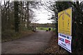 Entrance to Kenilworth Wardens sportground off Glasshouse Lane