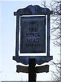 TM2972 : The Kings Head Public House Sign, Laxfield by Geographer