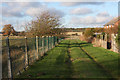 Track to rear of houses at Barnham