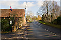 Approaching Elstead village centre from Thursley