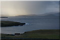 View over Yell Sound at West Yell