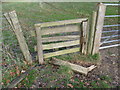 Broken stile at the Long House