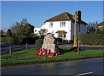 SO9241 : Eckington War Memorial & Village Cross, Church Street by P L Chadwick