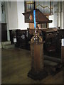 The lectern at  St Peter and St Paul, Godalming