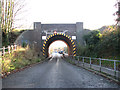 Bridge 349B carries the railway over Sandy Lane