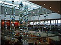 The cafeteria in Peter Jones, Sloane Square, looking towards the roofscape of South Kensington