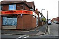 Recently closed corner shop