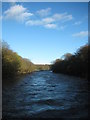 Looking East along the River Don from Grandholm Bridge