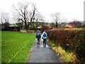 Public footpath to Easton Road and Kadelands House