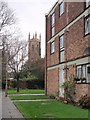 Flats and church, Tooting