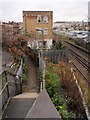 Path and railway track, Tooting