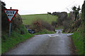 Crossroads near Cilolwg farm