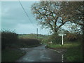 Road junction near Silverton