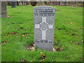 NZ3364 : Commonwealth War Grave in Jarrow Cemetery (WW1-14) by Vin Mullen