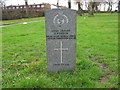 NZ3364 : Commonwealth War Grave in Jarrow Cemetery (WW1-37) by Vin Mullen