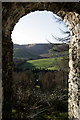 Through the archway of the Millennium monument on Westerhall Estate