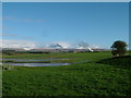 NY6326 : Flooded fields near Kirkby Thore by David Brown