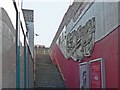 Steps to Grangetown Station - Cardiff