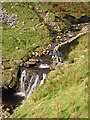 NY9302 : Waterfall, Blakethwaite Gill by Karl and Ali