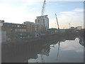 Sheet piling, Deptford Creek