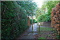 A squeeze stile on the path to Speldhurst Rd