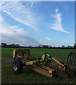 Farm machinery in a field