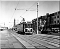 Tram near Central Pier, Blackpool