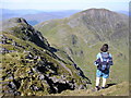 NN6117 : Summit ridge, Stuc a' Chroin by Karl and Ali