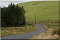 SN8991 : Steep hill on the road past Gawrtew farm by Nigel Brown