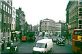 Borough High St from a route 21 bus, 1989