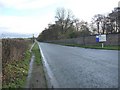 A muddy footpath alongside the A5033