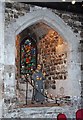 St Etheldreda, Ely Place, London EC1 - Crypt window