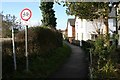 Footpath past the houses