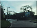 Entrance to Devon Cliffs Holiday Park at Sandy Bay