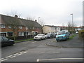 Looking from Kingsland Close into Abbeydore Road